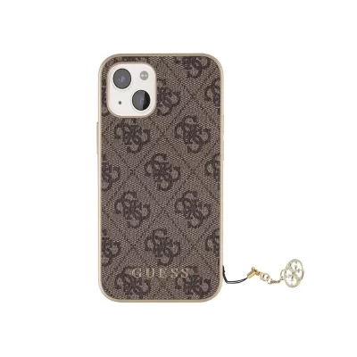 Case Protector GUESS para iphone 13 / Flores Morado - FASHIONCEL