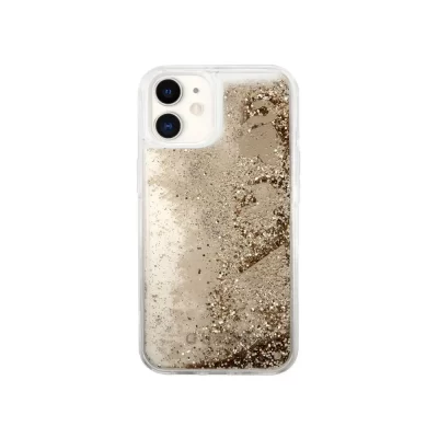 case protector para iphone 11 guess gold glitter