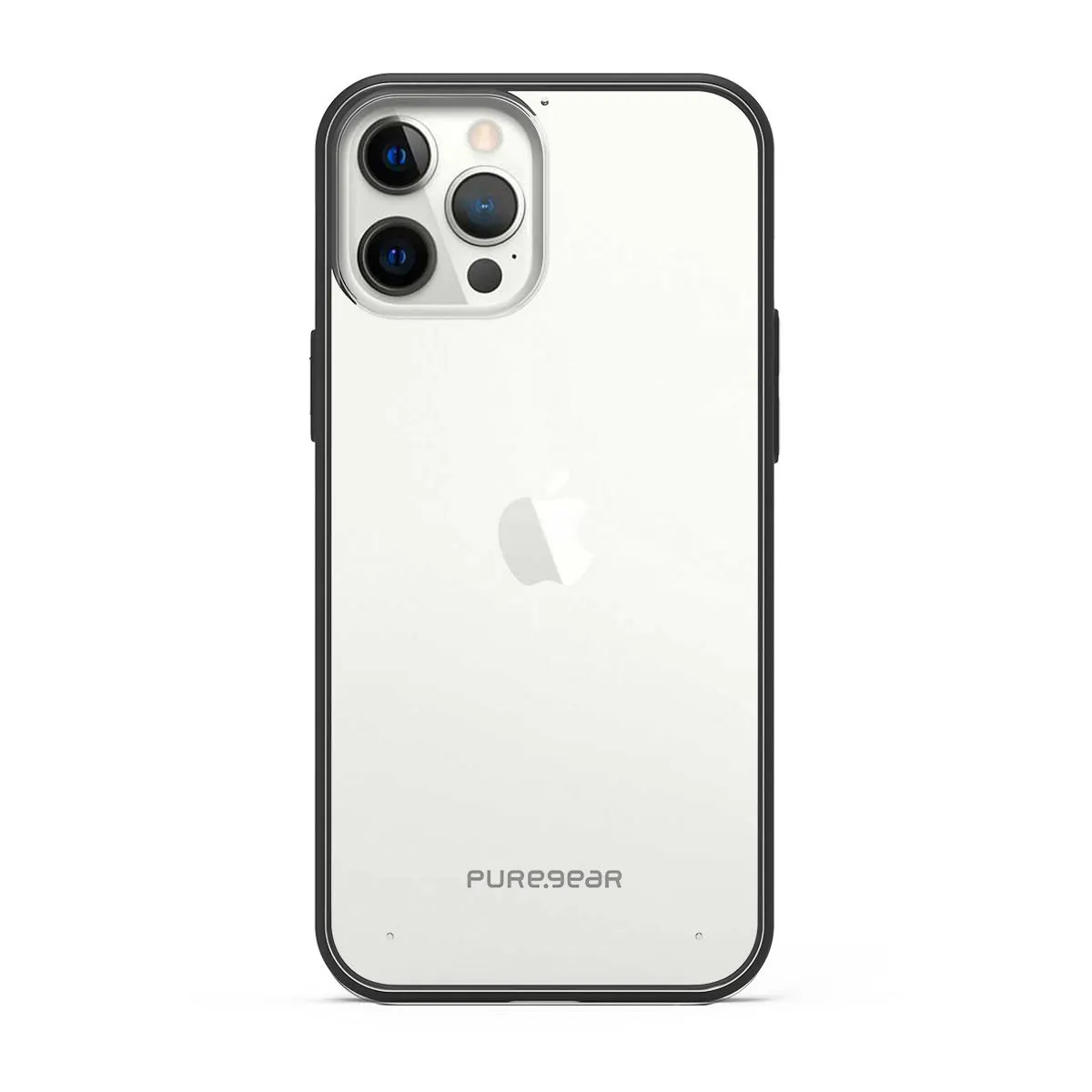 Funda transparente MagSafe iPhone 13 Pro Max borde de color (negro) - Funda -movil.es