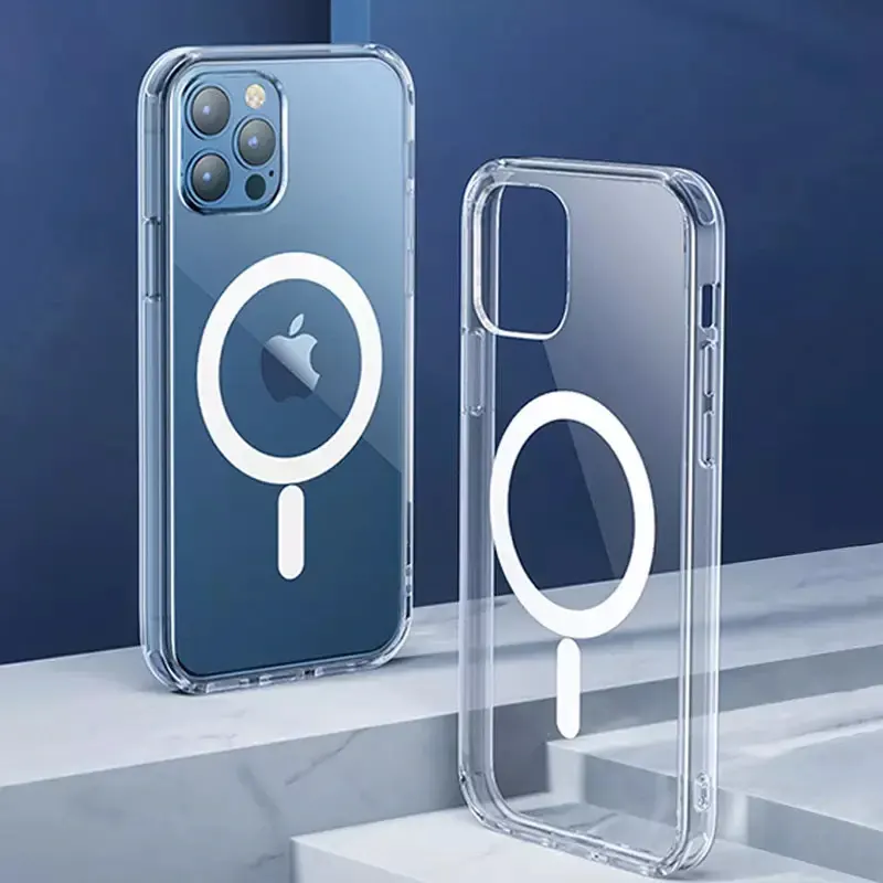 leChivée Funda para iPhone 13 Pro Max Mag Safe Case magnética transparente  13 Pro Max compatible con MagSafe, a prueba de golpes, protección de cuerpo