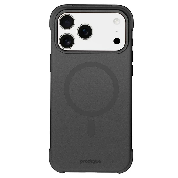Funda PRODIGEE Blackout negra para iPhone 17 Pro Max con diseño delgado y compatibilidad MagSafe