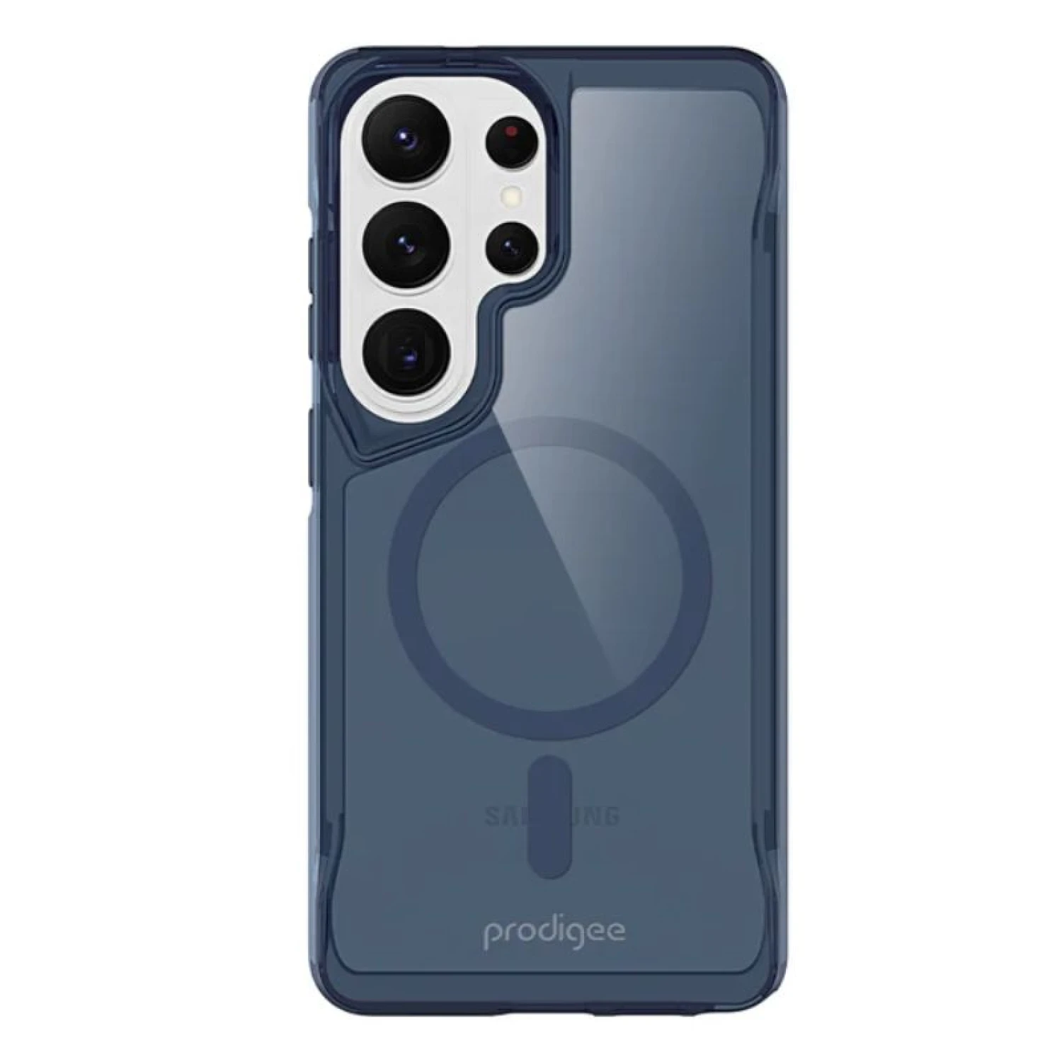 Funda PRODIGEE SuperHero Mag azul para Samsung S26 Ultra con diseño transparente y protección anti impactos